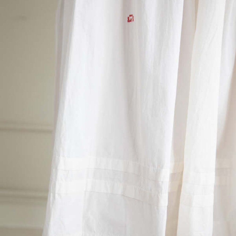 Story MFG. Mon Dress in Ecru Top Stitch - Picture 6 of 10
